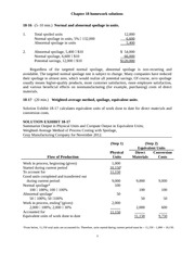 spoilage accounting