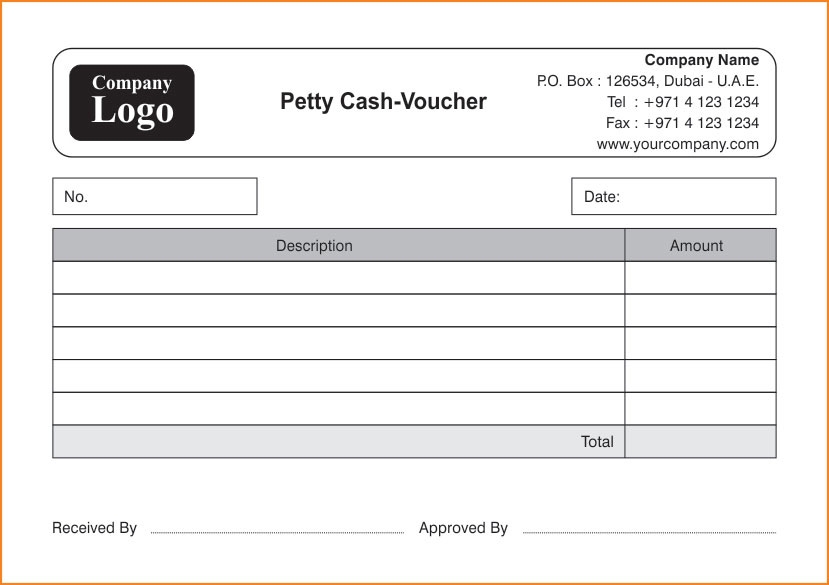 Petty Cash Voucher In Accounting Definition