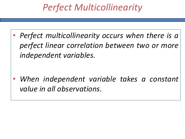 multicollinearity definition