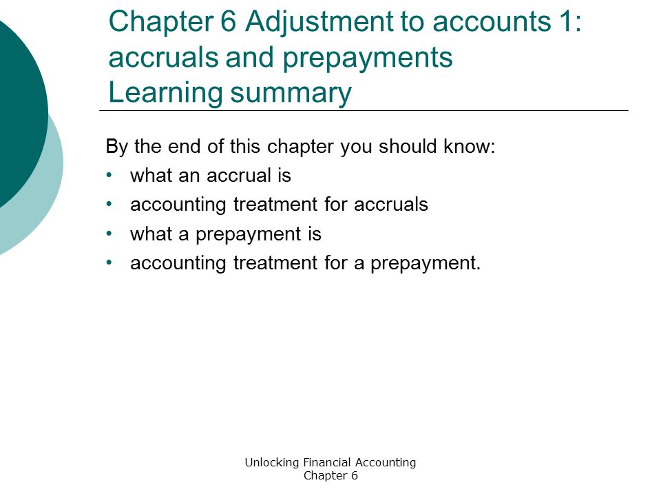 accounting prepayment