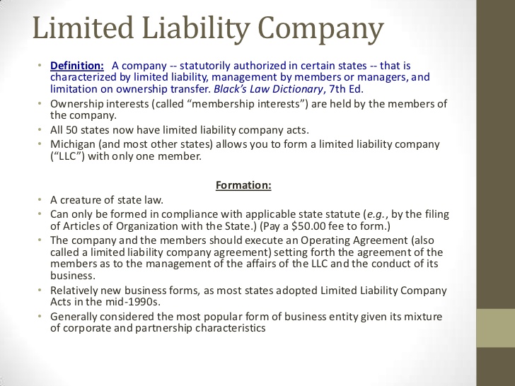 limited liability meaning